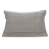 コットンピロータオル厚めガーゼグリッドカップルピローカバー-緑