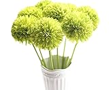 Outflower 5個 シミュレーション花ミニチュアフラワー の 手芸 ハンド 造花 って プレゼントホーム結婚式の 飾る 小さなアジサイ(緑い)