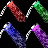 RaiFu シャワーヘッド 浴室用ハンドヘルドロマンチック自動ハンド