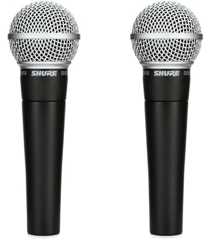 Amazon | 2 Shure SM57-LC Cardioid Dynamic Microphone COMBO PACK