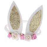 Prettyia かわいい　赤ちゃん　ヘッドバンド　子供　ウサギ　　王冠　ヘッドバンド　ヘアバンド　　贈り物　全2色 - ゴールド