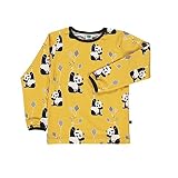 【Smafolk スマフォルク】T-shirt with panda Ochre p0000gye