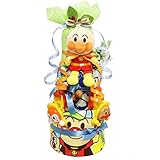 BabyBeans(ベビービーンズ) 豪華 出産祝い アンパンマンおむつケーキ 3段 パンパース Sサイズ ブルー