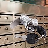 ステンレス製 郵便ポストロック メールボックス錠 郵便ポスト補助錠 鍵付き 2組 奥行き_30mm 防錆加工