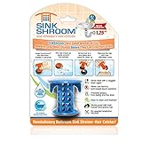 シンクドレインsinkshroom革命的なプロテクターヘアキャッチャー/ Strainer / Snare ブルー SSBLU988