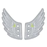 Shwings Shoe Accessories: Silver Foil Wings