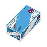 （20セット） 川西工業 ニトリル極薄手袋 粉なし BL #2039 Lサイズ ブルー