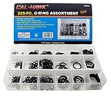 Cal Hawk CZORS 225 O-Ring Assortment Kit SAE Pneumatic Air Rubber Hydraulic Tool Set [並行輸入品]