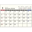 ユナイテッドビーズ 2018年 カレンダー 壁掛け A1 Dタイプ CL181-D-A1