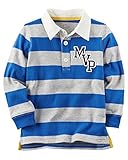 カーターズ Carter's ポロシャツ Long-Sleeve Rugby Striped Polo 9M (67-72cm) [並行輸入品]