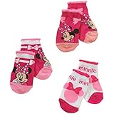 ディズニー ミニーマウス 女の子 靴下 三足組 約12-14cm ２T [並行輸入品]