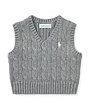 ラルフローレンの子供服　POLO　RALPHLAUREN 　ベビー（男の子）　ケーブルニットベスト　８５ｃｍ [並行輸入品]