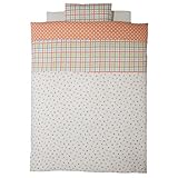 洗えるベビー布団11点セット《メル》【日本製】【ダブルガーゼ】 (ホワイト×レッド)