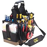 カスタムレザークラフトCustom LeatherCraft 1528 22 ポケット大型電気・保守ツールキャリア/ 22 Pocket Large Electrical and Maintenanc