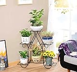 室内の花鍋ラック6階のフラワーラック装飾的な金属スタンドバルコニーフロアフラワーポットシェールfmultiカラー ( 色 : ブロンズ , サイズ さいず : 58*49*17CM )