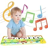 chrikathy音楽おもちゃ新しいSingingタッチ再生キーボード、多機能動物電子MusicalゲームジムカラフルカーペットマットBest贈り物forキッド少年少女赤ちゃん