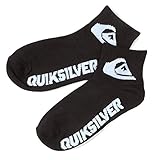 Quiksilver クイックシルバー キッズ・ジュニア用靴下3足セット 9428 22～24cm(US6～8) ブラックA