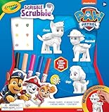 Crayola (クレヨラ) Scribble Scrubbie PAW Patrol フィギュア プレイセット カスタマイズ可能なパウパトロールおもちゃ&幼児向けギフト 再利用可能な塗り絵アクティビティ 対象年齢3歳以上