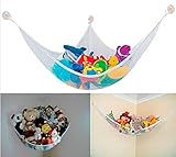 Adanおもちゃストレージハンモック、Organizer for Stuffed Animals、玩具、人形と他のコレクション( L : 70.8 X 47.2 X 47.2 inch / 180 x