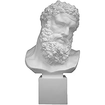 彫刻 ヘラクレス頭像 高さ50cm,美術デッサン教具,卓上 装飾品,工芸品美術品 彫刻 ヘラクレス頭像 高さ50cm,美術デッサン教具,卓上 装飾品