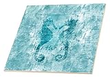PSビーチ – Aqua Nautical Beach Sea Horses – タイル 12-Inch-Ceramic ct_213039_4