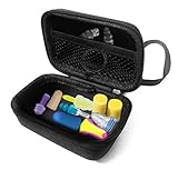 FitSand ( TM ) Carry EVA旅行ジッパーハードケースfor Howard Leight by Honeywell、Etymotic Research、Hearos、3 M、Mack