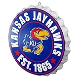 カンザスジェイホークスNCAAボトルキャップWall Sign