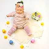 プチシュクレ(petitsucre) 長袖ボディ 2枚組 (アイボリー/ピンク) (ロンパース) 80～90cm
