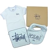 STUSSY kids Basic Stussy Baby Gift set ライトブルー MISC(60-70)