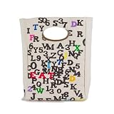 FLUF ABC Lunch Bag, 11-Inch L by 8-Inch W by 4-1/2-Inch D [並行輸入品]