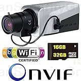 USG 5MP IP Box Security Camera: WiFi - 2560×1920 @ 10FPS + microSD Card Storage + Compatible With C-