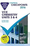 Cover of Cambridge Checkpoints VCE Chemistry Units 3 and 4 2016 and Quiz Me More