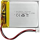 3.7V 503040 620mAh 充電式リチウムポリマーバッテリー、コズモ・ベクター ロボットのバッテリー交換、SkyBell HD WiFiビデオインターホン、Flysight FPVウォッチ、ワイヤレススピーカーのバッテリー交換に適す
