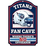 NFLの木製看板 ファンの隠れ家 11インチ x 17インチ