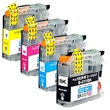 brother ブラザー LC211-4PK (BK/C/M/Y)【強力洗浄カートリッジ 4色セット用】 最新 クリーニング 《簡単にプリンターのお手入れ！ ヘッド 目詰まり かすれ 解消！》 (ICチップ搭載・残量表示対応・) LC211 211 洗浄液 インク (対応機種: DCP - J968N / J963N / J962N / J767N / J762N / J567N / J562N / MFC - J887N / J880N / J990DN / J990DWN / J997DN / J997DWN / J900DN / J900DWN / J907DN / J907DWN / J830DN / J830DWN / J837DN / J837DWN / J730DN / J730DWN / J737DN / J737DWN )【STAR JET製】