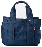 MILA BORSA (ミラボルサ) トートバッグ レディース 2way ナイロン マザーズバッグ (Mサイズ, ネイビー)