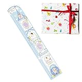 メモリアルギフト Bambini ベビー キッズ 身長計 フォトフレーム 通常子供ラッピング, ブルー