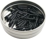 【ダーツアクセサリー】Lip point 50pce / リップポイント 50本入り (ブラック)