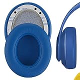 Geekria イヤーパッド QuickFit 互換性 パッド ビーツバイドクタードレ Beats Studio 3 Wireless (A1914)ヘッドホンに対応 イヤパッド/イヤークッション/イヤーカップ (プロテインレザー/ブルー)