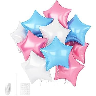 風船ページ Amazon | Pmjeki 赤、白、青の風船、67 個 12 インチ 赤、白