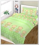 BlueberryShop 2 pcs BABY COT BED BUNDLE BEDDING SET DUVET+PILLOW COVERS matching cot bed 120 x 150 c