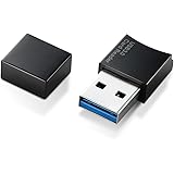 エレコム カードリーダー USB3.0 9倍速転送 microSD用 コネクタキャップ付 コンパクト設計 ブラック MR3-C008BK