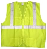 Jackson Safety ANSI Class 2 Standard Style Polyester Safety Vest with Silver Reflective by Jackson S