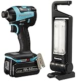 パナソニック(Panasonic) 充電インパクトドライバーLEDマルチ投光器セット18V5.0Ah 青限定品 EZ75A7LJ2GTA