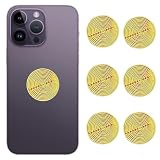 ZeniMart 電磁波遮断シート 6枚入り 電磁波カット 電磁波防止シート 5G 対策 スマートフォンステッカー 電磁波対策 電磁波吸収でき 携帯 パソコン、iPad、iphone、kindle、wifi無線LAN、電子機器 電磁波干渉防止シート 適用