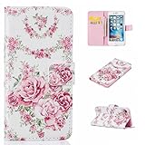 UNEXTATI iPhone 8 用 ケース PU レザー 手帳型ケース カバー 液晶保護 カード収納 スタンド機能 iPhone8 対応 (ピンク #4)