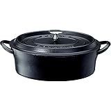 イシガキ産業 イシガキ 両手鍋 鉄鋳物 ボン・ボネール ココット ガス火 IH 兼用 ブラック オーバル 26cm