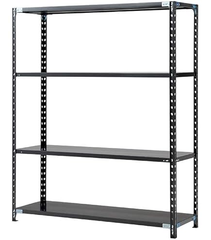 Amazon｜ゴリララック 4段収納 スチールラック 幅183cm 奥行61cm 高さ