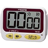 佐藤計量器(SATO) タイマー 防滴 マグネット付 停止時間測定 オーバータイム TM-23