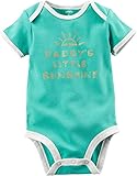 Carter 's Baby Girls ' Daddy 's Little Sunshineボディスーツ カラー: グリーン